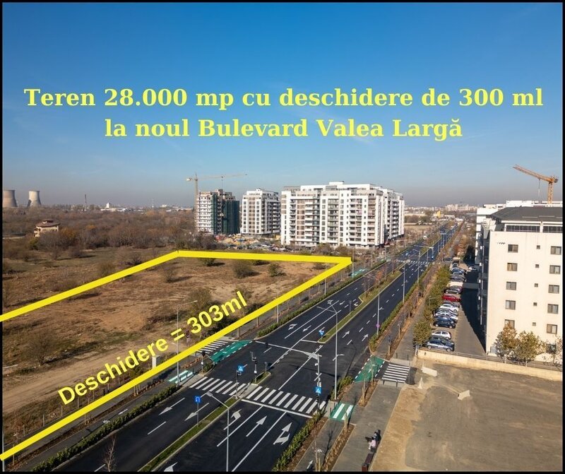 Timisoara comision 0% Teren 28.000mp cu PUD  Bd Timisoara - Bd. Valea Larga  300ml Desch